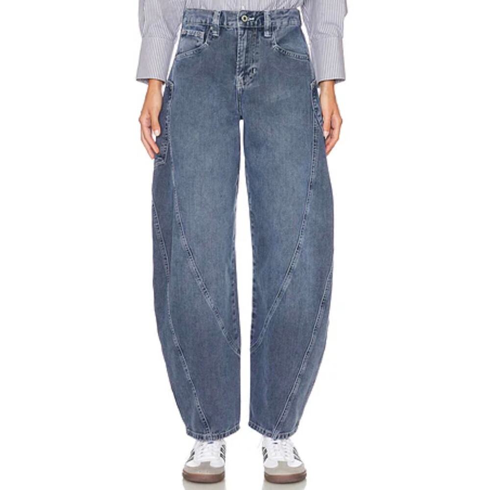 Free People We The Free Sugar & Spice Barrel Jeans | Size 28 - Picture 5 of 11